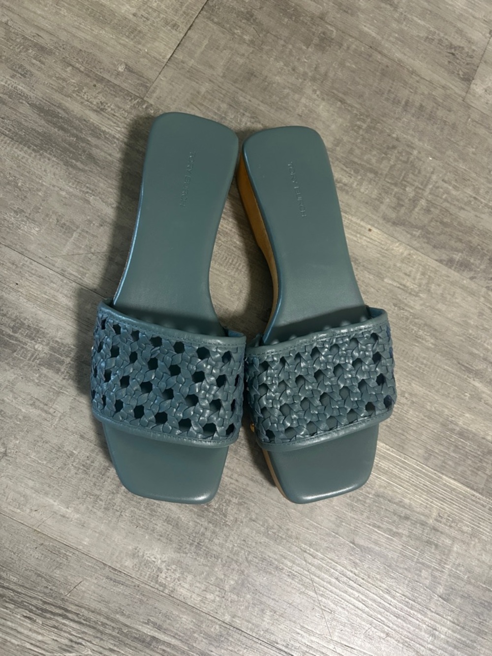 Tory Burch Weave Clog Sandals Size 8.5
